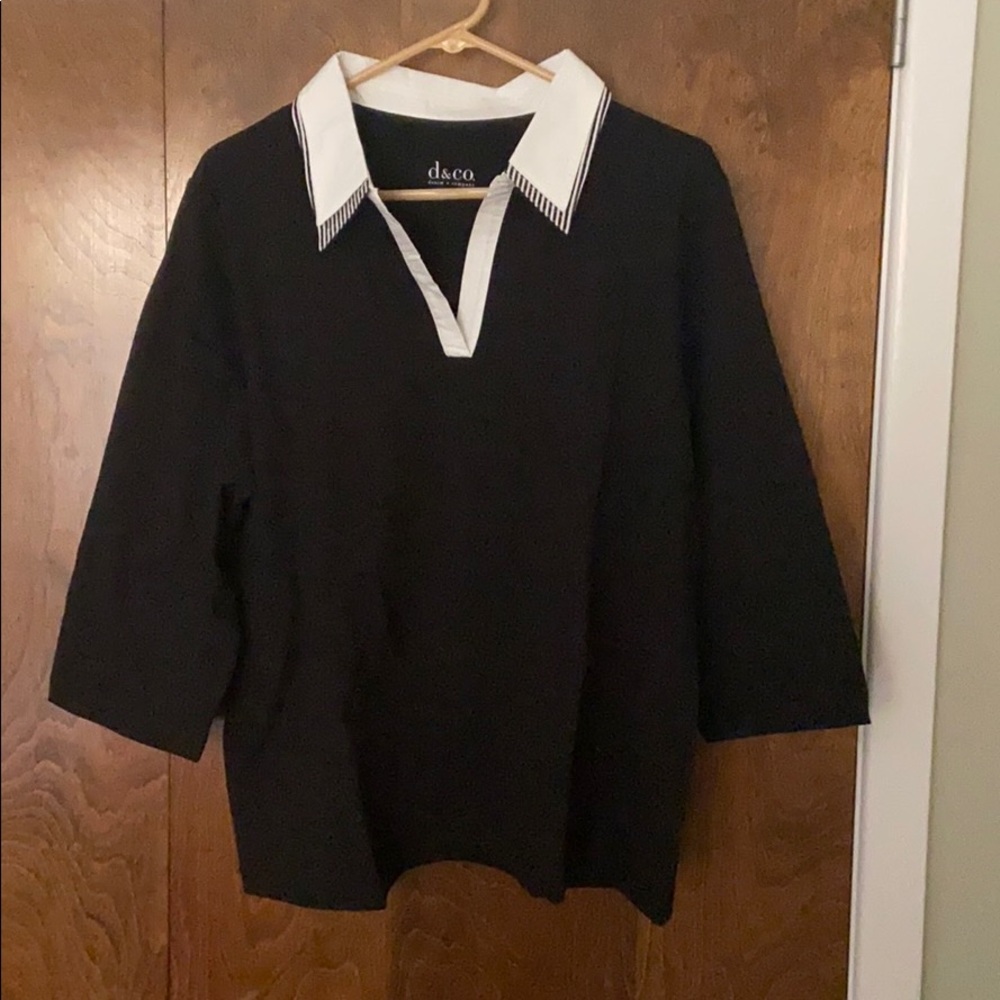 Black XL Top from D&Co
